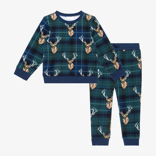 Posh Peanut Beckford L/S Sweatshirt & Jogger Set, Posh Peanut, cf-size-12-18-months, cf-size-6-12-months, cf-type-2pc-set, cf-vendor-posh-peanut, French Terry Cotton, Posh Peanut, Posh Peanut