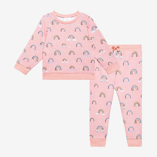 Posh Peanut Shay L/S Sweatshirt & Jogger Set, Posh Peanut, cf-size-3-6-months, cf-size-6-12-months, cf-type-2pc-set, cf-vendor-posh-peanut, French Terry Cotton, Posh Peanut, Posh Peanut Fall 