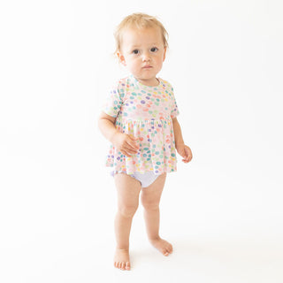 Posh Peanut Estelle S/S Basic Peplum Top & Bloomer Set, Posh Peanut, cf-size-12-18-months, cf-size-18-24-months, cf-size-2t, cf-size-3-6-months, cf-size-6-12-months, cf-type-2pc-set, cf-vendo