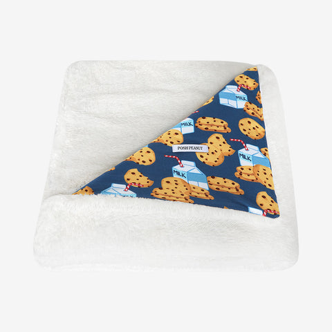 Posh Peanut Milk & Cookies Plush Patoo Blanket