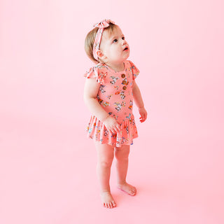 Posh Peanut Betty Ruffled Capsleeve Henley Twirl Skirt Bodysuit, Posh Peanut, Betty, cf-size-3-6-months, cf-type-dress, cf-vendor-posh-peanut, Easter, Easter / Spring Dresses, Posh Peanut, Po