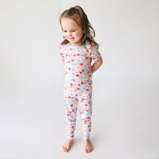 Posh Peanut Carissa S/S Basic Loungewear, Posh Peanut, Carissa, cf-size-5t, cf-type-pajama-set, cf-vendor-posh-peanut, Floral, Pajama, Pajamas, Posh Peanut, Posh Peanut Carissa, Posh Peanut L