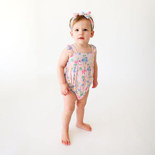 Posh Peanut Nicole Ruffled Capsleeve Bubble Romper, Posh Peanut, cf-size-18-24-months, cf-type-romper, cf-vendor-posh-peanut, Nicole, Posh Peanut, Posh Peanut Nicole, Posh Peanut Ruffled Capl