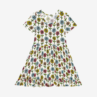 Posh Peanut Maya Lynn Short Sleeve Ruffled Twirl Dress, Posh Peanut, Maya Lynn, Posh Peanut, Posh Peanut Short Sleeve Ruffled Twirl Dress, Posh Peanut Twirl Dress, PPSS23, Ruffled Twirl Dress