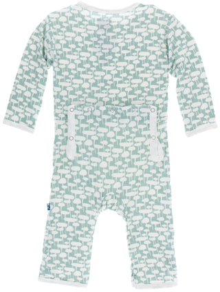 KicKee Pants Jade Mushroom Coverall with Snaps, KicKee Pants, Black Friday, CM22, Coverall, Coverall with Snaps, Cyber Monday, Els PW 5060, Els PW 8258, End of Year, End of Year Sale, KicKee,