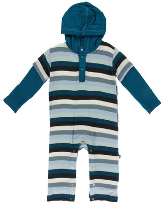 KicKee Pants Meteorology Stripe L/S Hoodie Romper, KicKee Pants, Black Friday, cf-size-18-24-months, cf-size-2t, cf-size-3-6-months, cf-type-long-sleeve-hoodie-romper, cf-vendor-kickee-pants,