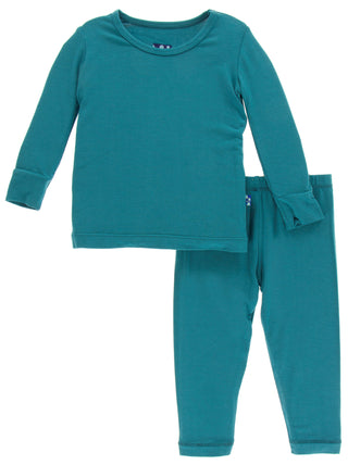 KicKee Pants Solid Seagrass L/S Pajama Set, KicKee Pants, 2pc Pajama Set, Black Friday, CM22, Cyber Monday, Els PW 5060, Els PW 8258, End of Year, End of Year Sale, KicKee Pant, KicKee Pants,