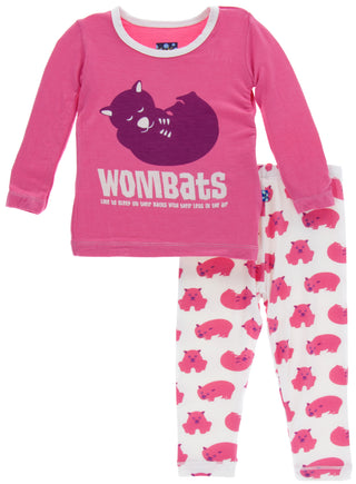 KicKee Pants Natural Wombat Long Sleeve 2pc Pajama Set, KicKee Pants, Black Friday, cf-size-2t, cf-type-kickee-pants-pajamas, cf-vendor-kickee-pants, CM22, Cyber Monday, Els PW 5060, Els PW 8