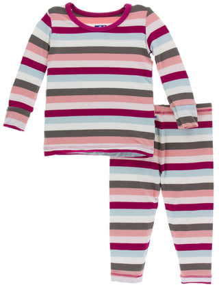 KicKee Pants Geology Stripe L/S Pajama Set, KicKee Pants, Black Friday, cf-size-10-years, cf-type-pajama-set, cf-vendor-kickee-pants, CM22, Cyber Monday, Els PW 8258, End of Year, End of Year