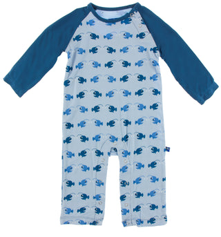 KicKee Pants Pond Angler Fish Raglan Romper, KicKee Pants, cf-size-2t, cf-size-3-6-months, cf-size-3t, cf-size-6-12-months, cf-type-long-sleeve-raglan-romper, cf-vendor-kickee-pants, CM22, El