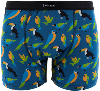 KicKee Pants Tropical Birds Men's Boxer Briefs, KicKee Pants, Boxer Briefs, Brazil, CM22, Els PW 8598, KicKee, KicKee Boxer Brief, KicKee Brazil, KicKee Pants, KicKee Pants Brazil, KicKee Pan