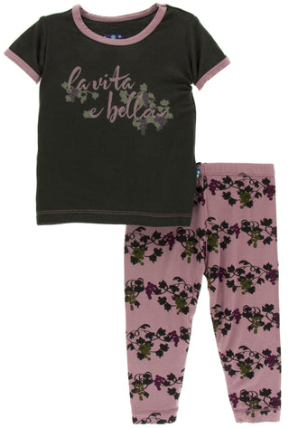 KicKee Pants Raisin Grape Vines S/S Pajama Set with Pants, KicKee Pants, Black Friday, cf-size-10-years, cf-type-pajama-set, cf-vendor-kickee-pants, CM22, Cyber Monday, Els PW 5060, Els PW 82