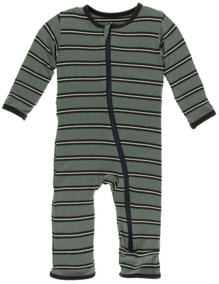 KicKee Pants Succulent Kenya Stripe Coverall with Zipper, KicKee Pants, CM22, Coverall, Coverall with Zipper, Kenya, KicKee, KicKee Pants, KicKee PAnts Coverall, KicKee Pants Coverall with Zi