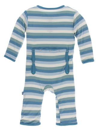 KicKee Pants Oceanography Stripe Coverall with Snaps, KicKee Pants, CM22, Coverall, Els PW 5060, KicKee, KicKee Oceanography, KicKee Pants Coverall, KicKee Pants Coverall with Snaps, KicKee P