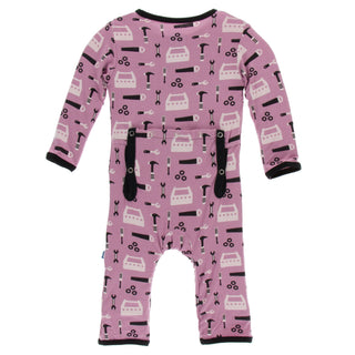 KicKee Pants Pegasus Construction Coverall with Zipper, KicKee Pants, cf-size-3t, cf-type-coverall, cf-vendor-kickee-pants, CM22, Coverall, Coverall with Zipper, Coveralls, Fitted Coverall, K