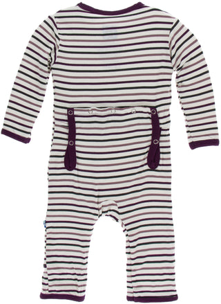 KicKee Pants Tuscan Vineyard Stripe Coverall with Zipper, KicKee Pants, Black Friday, cf-size-18-24-months, cf-type-coverall, cf-vendor-kickee-pants, CM22, Coverall, Coverall with Zipper, Cyb