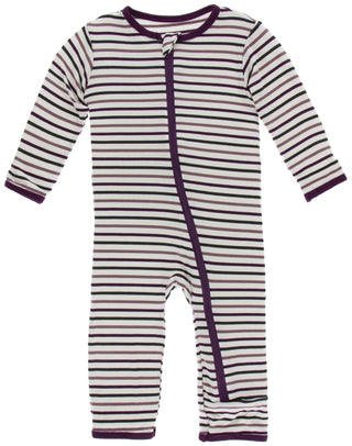 KicKee Pants Tuscan Vineyard Stripe Coverall with Zipper, KicKee Pants, Black Friday, cf-size-18-24-months, cf-type-coverall, cf-vendor-kickee-pants, CM22, Coverall, Coverall with Zipper, Cyb