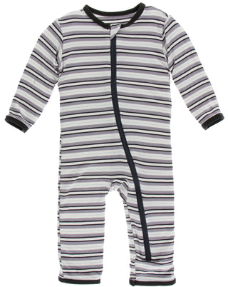 KicKee Pants India Pure Stripe Coverall with Zipper, Kickee Pants, Black Friday, CM22, Coverall, Coverall with Zipper, Cyber Monday, Els PW 5060, Els PW 8258, End of Year, End of Year Sale, I