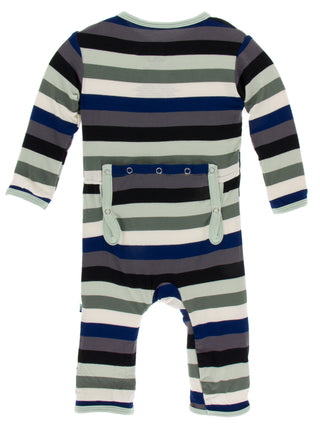 KicKee Pants Zoology Stripe Coverall with Zipper, KicKee Pants, CM22, Coverall, Coverall with Zipper, Els PW 5060, KicKee, KicKee Pants, KicKee Pants Coverall, KicKee Pants Coverall with Zipp