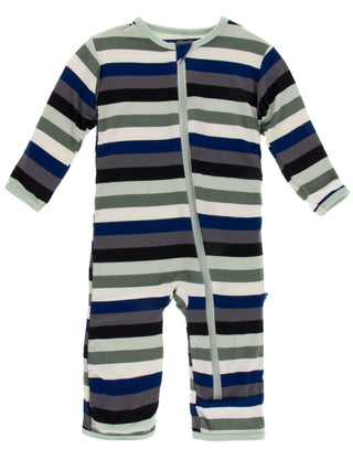 KicKee Pants Zoology Stripe Coverall with Zipper, KicKee Pants, CM22, Coverall, Coverall with Zipper, Els PW 5060, KicKee, KicKee Pants, KicKee Pants Coverall, KicKee Pants Coverall with Zipp