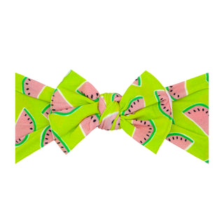 Baby Bling Tart Melon Printed Knot Headband, Baby Bling, Baby Bling, Baby Bling Headband, Baby Bling Headbands, BB Summer 22, cf-type-headband, cf-vendor-baby-bling, Printed Knot Headband, Ta