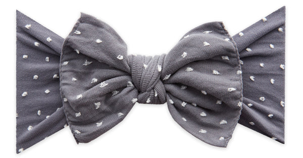 Baby Bling Storm Shabby Dot Patterned Knot Headband | Basically Bows ...