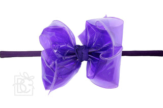 Huge Waterproof Double Knot Hair Bow on Headband, Beyond Creations, Alligator Clip Hair Bow, Beyond Creations, Beyond Creations Huge Waterproof Double Knot Hair Bow on Headband, Bow, cf-size-