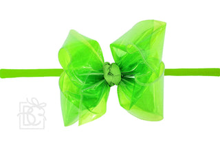 Huge Waterproof Double Knot Hair Bow on Headband, Beyond Creations, Alligator Clip Hair Bow, Beyond Creations, Beyond Creations Huge Waterproof Double Knot Hair Bow on Headband, Bow, cf-size-