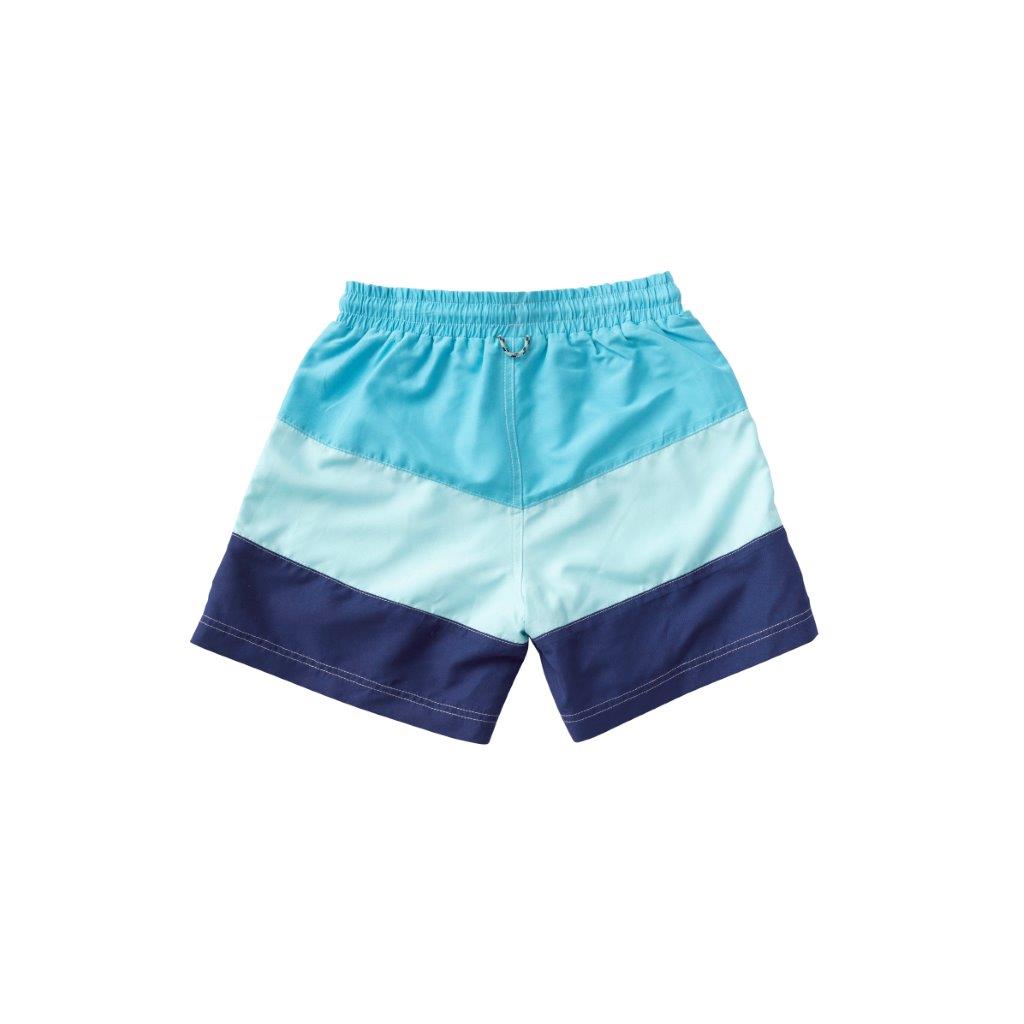 Prodoh Colorblock Swim Trunks in Blue Blossom | Basically Bows & Bowties