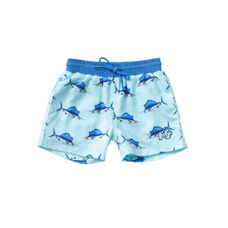 Prodoh Swim Trunks in Sailfish Print, Prodoh, Boys Swim, CM22, JAN23, Prodoh, Prodoh  Swim Trunks, Prodoh Sailfish, Prodoh Stripe Swim Trunks, Prodoh Swim Trunks in Sailfish Print, Sailfish, 