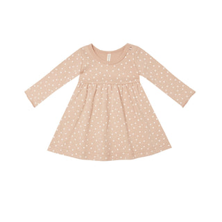 Quincy Mae Long Sleeve Jersey Dress - Dots, Quincy Mae, cf-size-6-12-months, cf-type-dress, cf-vendor-quincy-mae, Dress, Quincy Mae, Quincy Mae AW21, Quincy Mae Dots, Quincy Mae Dress, Quincy