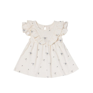 Quincy Mae Sleeveless Ruffle V Dress - Ditsy Ocean, Quincy Mae, cf-size-12-18-months, cf-size-18-24-months, cf-size-2-3y, cf-size-4-5y, cf-type-dress, cf-vendor-quincy-mae, Ditsy Ocean, Quinc