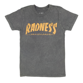 Tiny Whales Radness Mineral Black S/S Tee, Tiny Whales, Boys, Boys Clothing, cf-size-12-14y, cf-size-3t, cf-size-7y, cf-type-shirt, cf-vendor-tiny-whales, Made in the USA, Radness, Short Slee