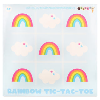 Iscream Rainbow Lucite Tic Tac Toe, Iscream, Board Game, Games, iScream, Iscream Game, Iscream Rainbow, Iscream Rainbows, Iscream tween, iscream-shop, Rainbow, Rainbows, Tic Tac Toe, Board Ga