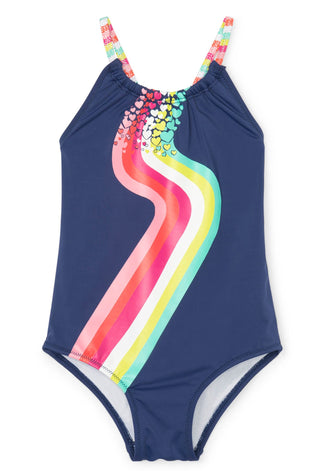 Hatley Rainbow Waterfall One Piece Swimsuit, Hatley, Bathing Suit, cf-size-4, cf-type-swimwear, cf-vendor-hatley, Els PW 5060, Hatley, Hatley One Piece Swimsuit, Hatley Rainbow, Hatley Rainbo