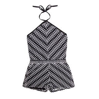 MIA New York Zig Zag Romper - Black & White, MIA New York, cf-size-large-12, cf-size-medium-10, cf-type-romper, cf-vendor-mia-new-york, MIA, MIA New York, MIA New York Romper, Romper, Zig Zag