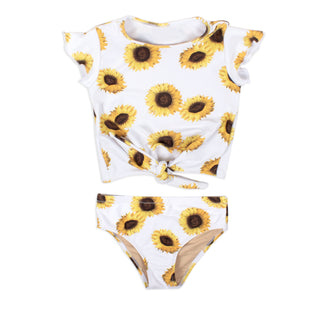 Shade Critters Sunflower Rashguard Set, Shade Critters, 2pc Swimsuit, Bathing Suit, cf-size-14y, cf-type-swimwear, cf-vendor-shade-critters, Girls Swimwear, Shade Critters, Shade Critters Ras