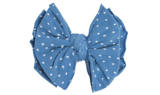 Baby Bling Denim Dot SHAB-BOW-LOUS Clip, Baby Bling, Baby Baby Bling Headbands, Baby Bling, Baby Bling Denim Dot, Baby Bling Denim Dot SHAB-BOW-LOUS Clip, Baby Bling FAB Clip, Baby Bling FAB-