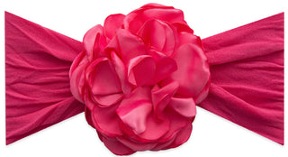 Baby Bling Silk Ruffle Flower Headband-Hot Pink, Baby Bling, Baby Baby Bling Headbands, Baby Bling, Baby Bling Bows, Baby Bling Flower Headband, Baby Bling Hot Pink Silk Ruffle Flower Headban