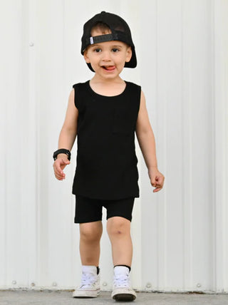 Little Bipsy Ribbed Tank - Black, Little Bipsy Collection, cf-size-0-3-months, cf-size-3t-4t, cf-size-4t-5t, cf-size-5t-6t, cf-type-tank, cf-vendor-little-bipsy-collection, CM22, JAN23, LBSS2