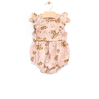 City Mouse Seashells Soft Rose Slub Flutter Bubble Romper, City Mouse, cf-size-12-18-months, cf-size-3-6-months, cf-size-6-9-months, cf-type-romper, cf-vendor-city-mouse, City Mouse, city mou