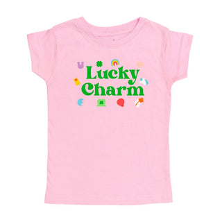 Sweet Wink Lucky Charm S/S Pink Tee, Sweet Wink, cf-size-4t, cf-type-tee, cf-vendor-sweet-wink, Lucky Charm, St Patrick's Day, St Patrick's Day Tee, Sweet Wink, Sweet Wink St Patricks Day, Te