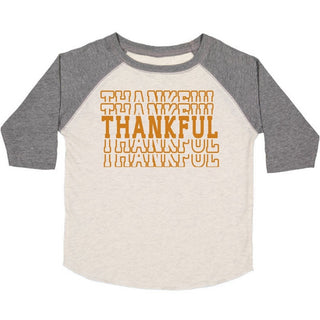 Sweet Wink Thankful Echo L/S Shirt - Natural / Heather, Sweet Wink, cf-size-2t, cf-size-3t, cf-size-4t, cf-type-tee, cf-vendor-sweet-wink, Sweet Wink, Thankful, Thanksgiving, Thanksgiving Clo