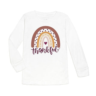 Thankful Rainbow L/S Tee, Sweet Wink, cf-size-2t, cf-type-tee, cf-vendor-sweet-wink, Sweet Wink, Sweet Wink Thanksgiving, Thankful Tee, Thanksgiving, Thanksgiving Tee, TURKEY50, Tee - Basical