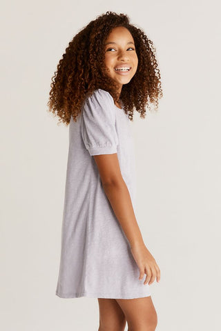 Z Supply Indi Slub Dress - Lavender Ash, Z Supply, CM22, JAN23, Top, Tween Girl, tween girls, Tween Girls Clothing, Z Supply, Z Supply Dress, Z Supply Girls, Z Supply Indi Slub Dress, Z Suppl