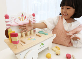 Tender Leaf Toys Ice Cream Cart, Tender Leaf Toys, cf-type-toys, cf-vendor-tender-leaf-toys, Classic Wooden Toy, Ice Cream, Ice Cream Cart, Tender Leaf, Tender Leaf Toy, Tender Leaf Toys, Ten