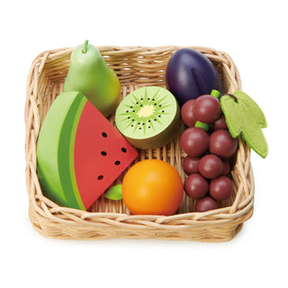 Tender Leaf Toys Fruity Basket, Tender Leaf Toys, cf-type-toys, cf-vendor-tender-leaf-toys, Classic Wooden Toy, Fruit Basket, Play Food, Play Kitchen, Tender Leaf, Tender Leaf Toy, Tender Lea