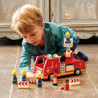 Tender Leaf Toys Fire Engine, Tender Leaf Toys, cf-type-toys, cf-vendor-tender-leaf-toys, Classic Wooden Toy, Fire, Fire Engine, Firefighter, Tender Leaf, Tender Leaf Toy, Tender Leaf Toys, T