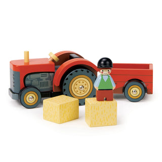 Tender Leaf Toys Farmyard Tractor, Tender Leaf Toys, cf-type-toys, cf-vendor-tender-leaf-toys, Classic Wooden Toy, Tender Leaf, Tender Leaf Toy, Tender Leaf Toys, Tender Leaf Toys Farmyard Tr