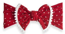 Baby Bling Cherry Shabby Dot Pom Trimmed Knot Headband, Baby Bling, Baby Baby Bling Headbands, Baby Bling, Baby Bling Bows, Baby Bling Fall 2018 Release, Baby Bling Headband, Baby Bling Patte